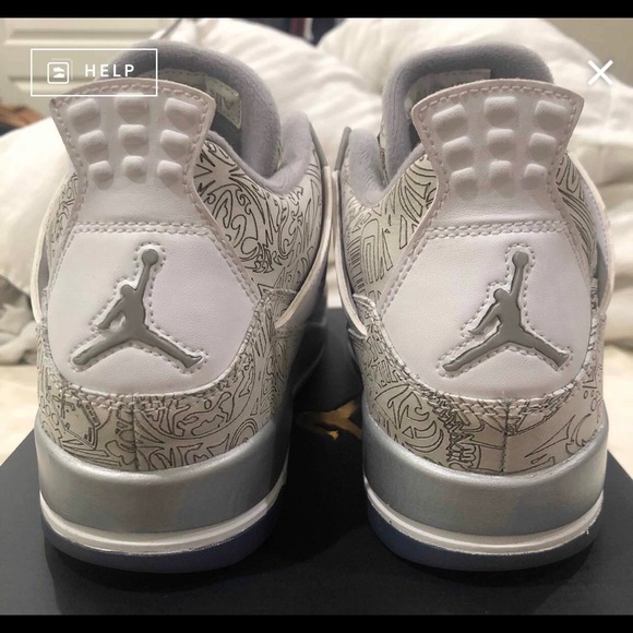 Jordan Retro 4 GS “Laser” Size 7Y - Picture 4 of 5